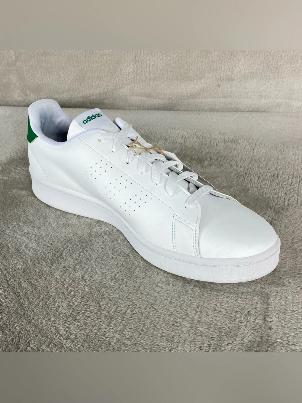 adidas Advantage GZ5300 Mens Size 13 Cloud White Tennis‎ Pickleball Shoes NEW